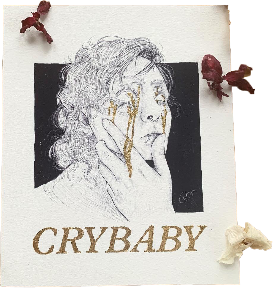 Photo of a framed Man with a Pumpkin Head Smoking a Cigarette Illustration